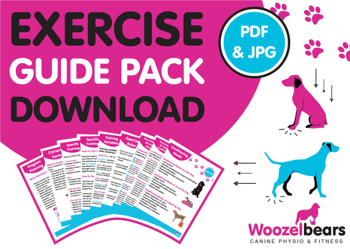 Exercise Guide Pack - Dog Fitness - Canine Physio And Fitness